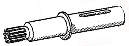 Motor Drive Gear Shaft